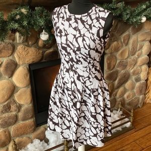H&M White & Black Dress - Size 8